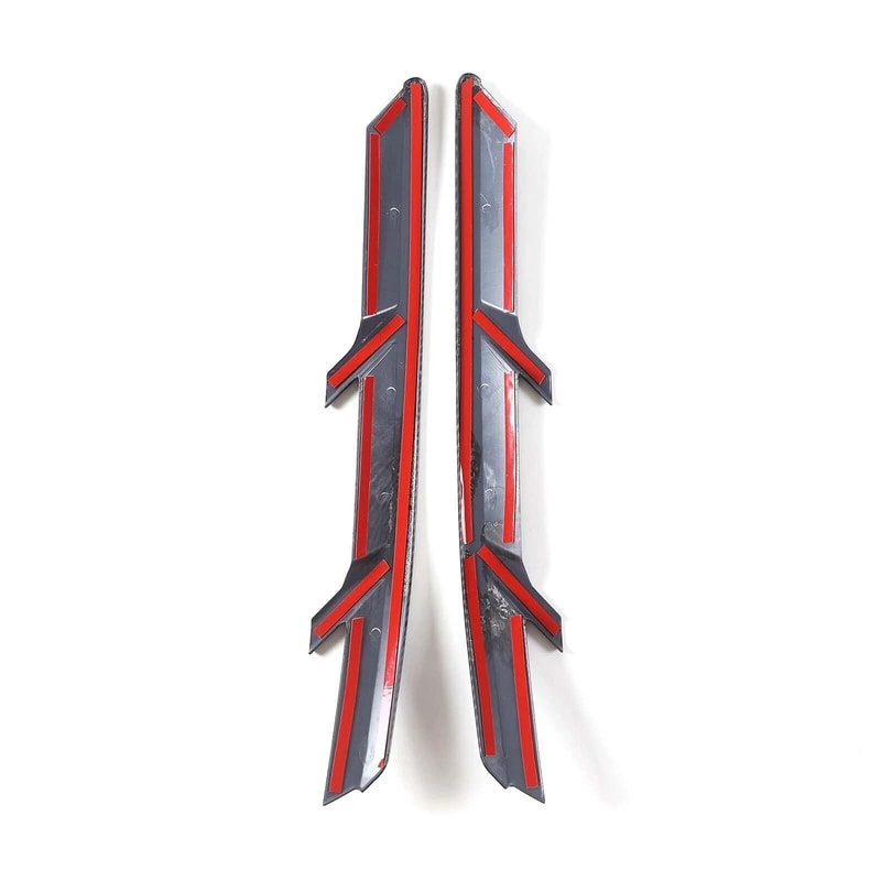 Carbon Fiber Look Side Fender Air Vent Frame For Corvette C7 20142019 1