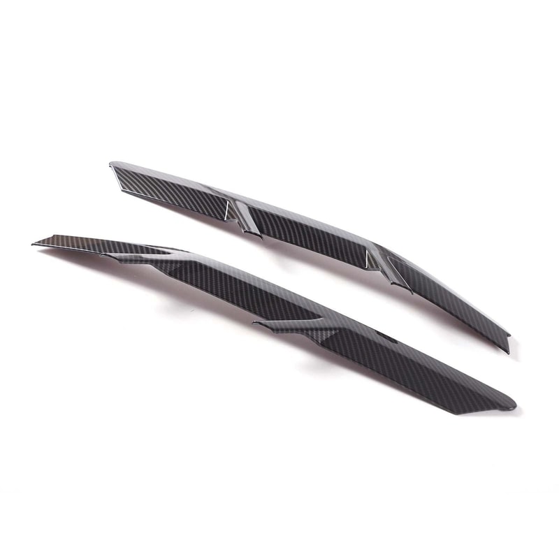 Carbon Fiber Look Side Fender Air Vent Frame For Corvette C7 20142019 2