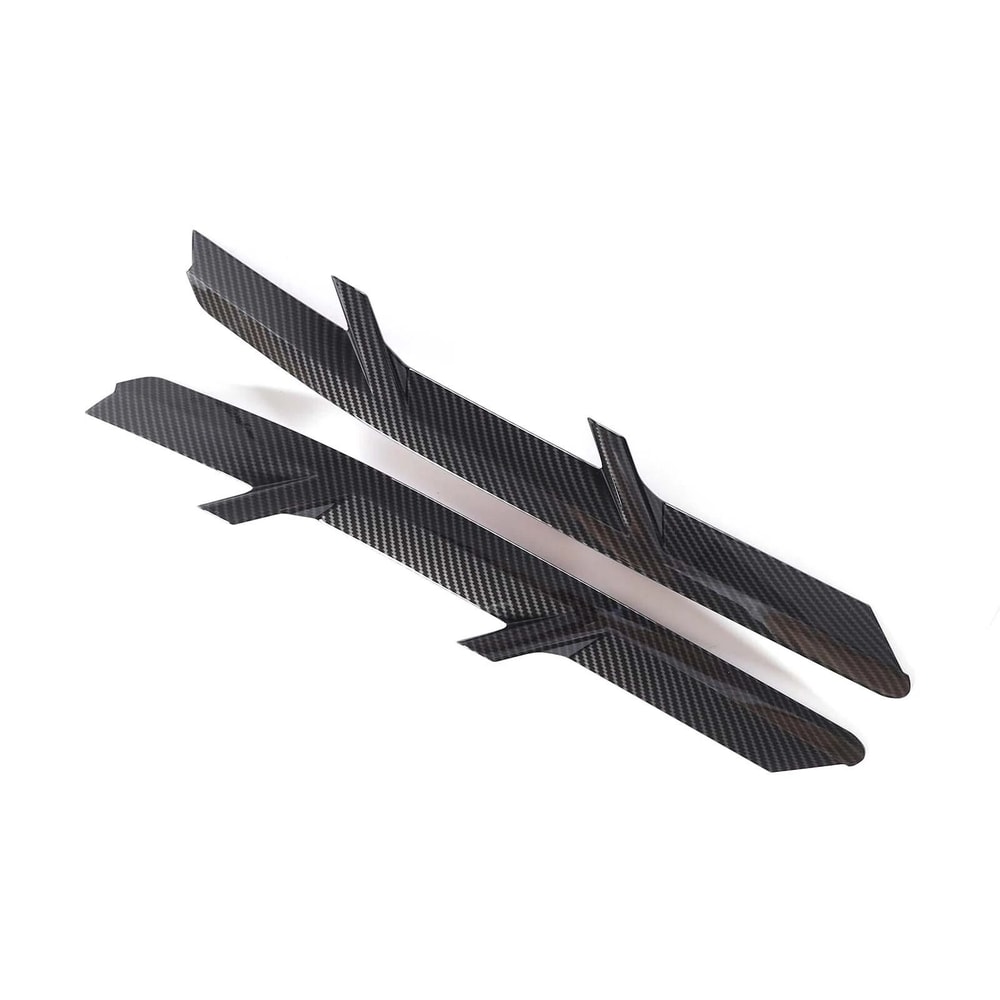 Carbon Fiber Look Side Fender Air Vent Frame For Corvette C7 20142019 4