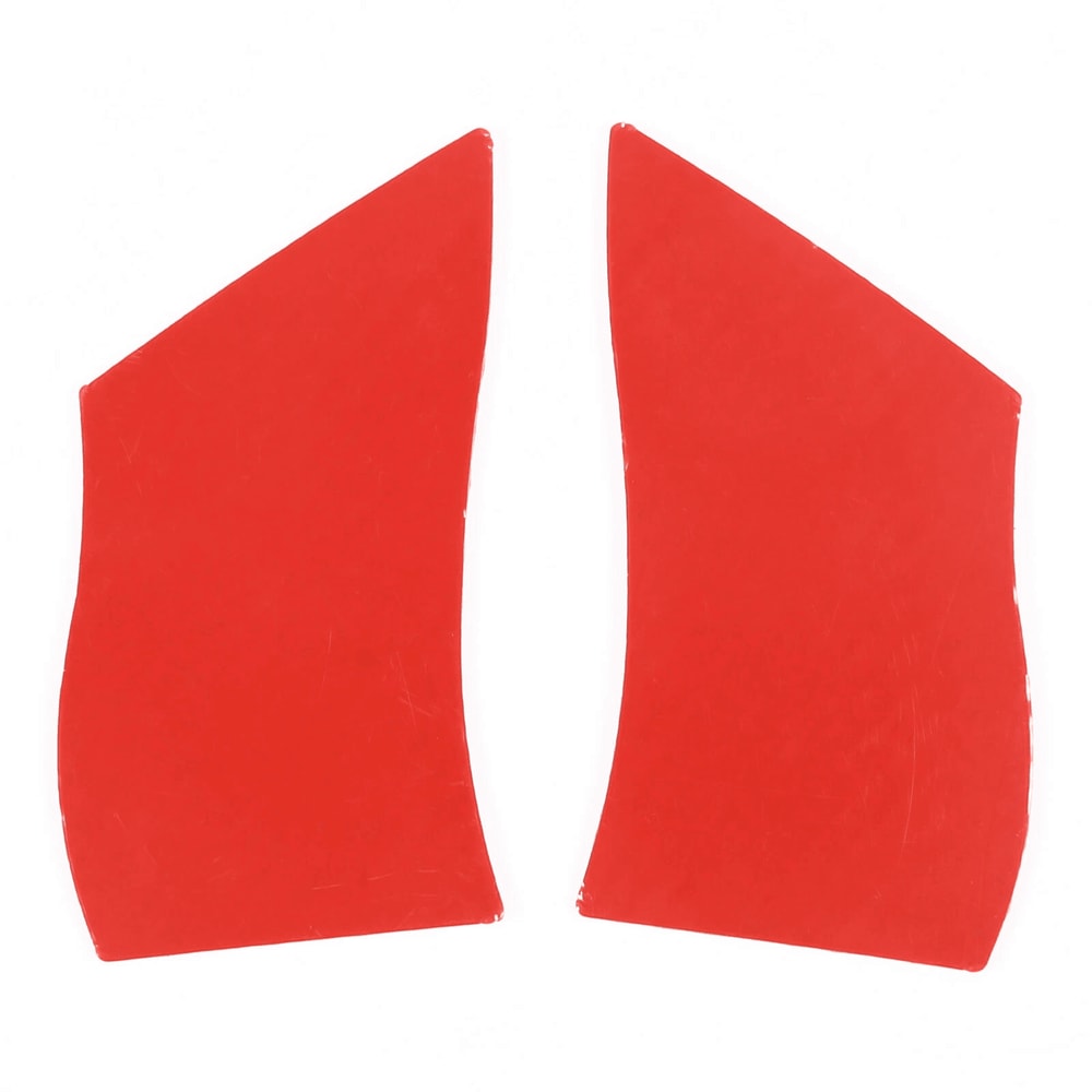 Red Carbon Fiber Steering Wheel Button Cover Trim For Corvette C6 2