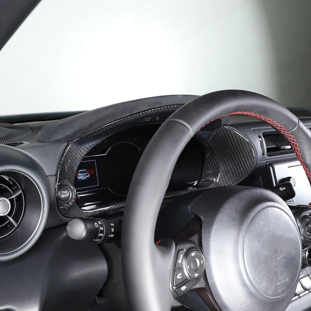 Real Carbon Fiber Tachometer Frame Cover Trim For GR86Subaru BRZ Upgrade Your Interior 1