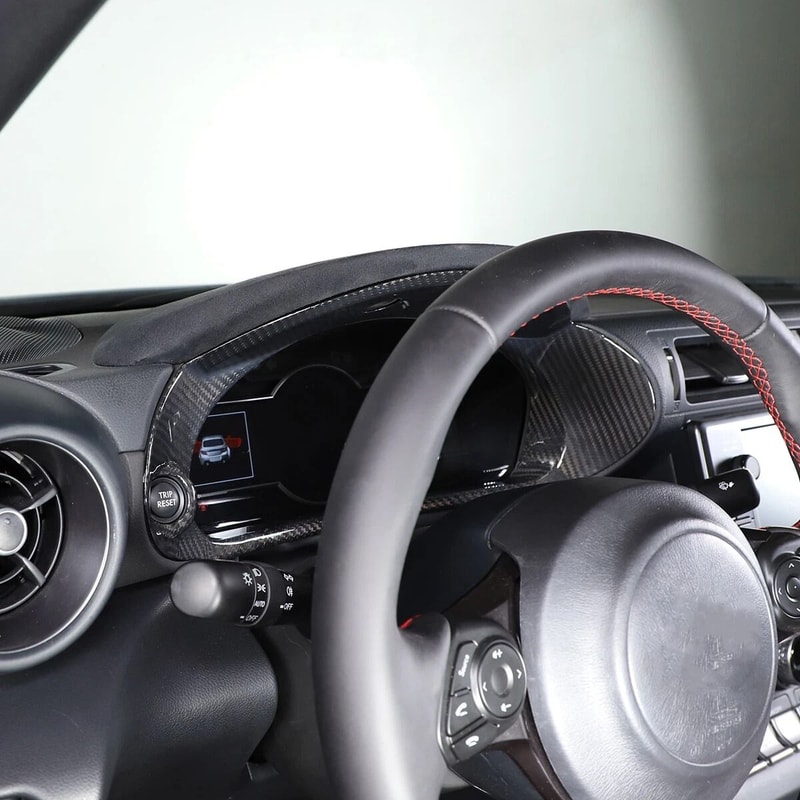 Real Carbon Fiber Tachometer Frame Cover Trim For GR86Subaru BRZ Upgrade Your Interior 1