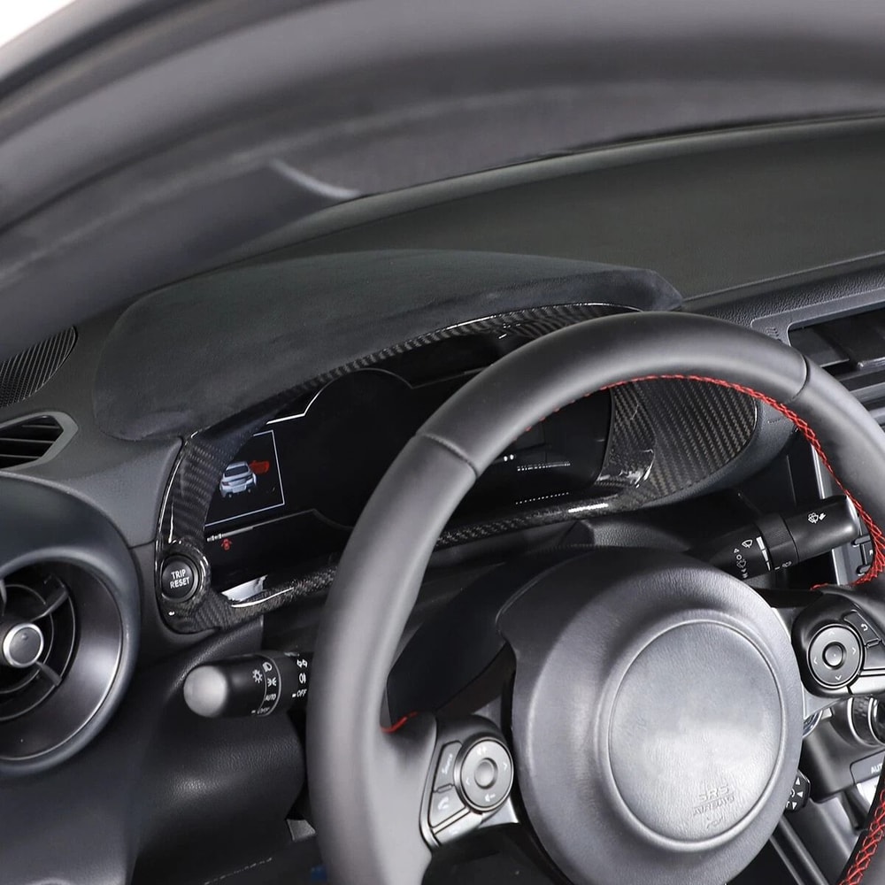 Real Carbon Fiber Tachometer Frame Cover Trim For GR86Subaru BRZ Upgrade Your Interior 2