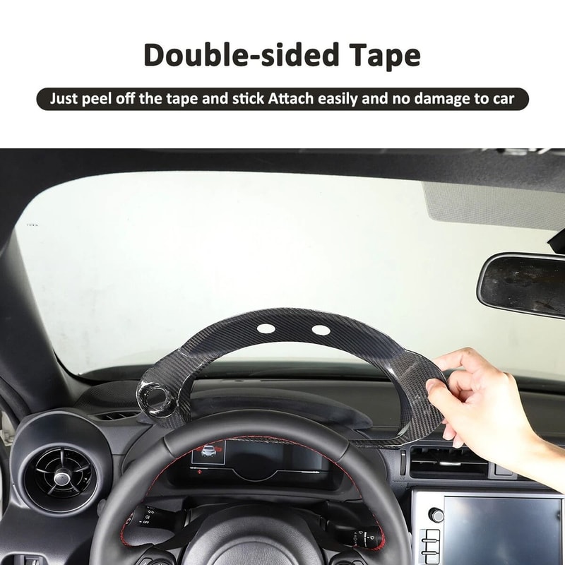 Real Carbon Fiber Tachometer Frame Cover Trim For GR86Subaru BRZ Upgrade Your Interior 10