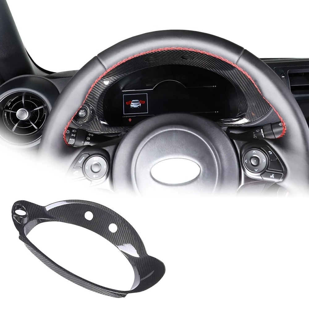 Real Carbon Fiber Tachometer Frame Cover Trim For GR86Subaru BRZ Upgrade Your Interior 0