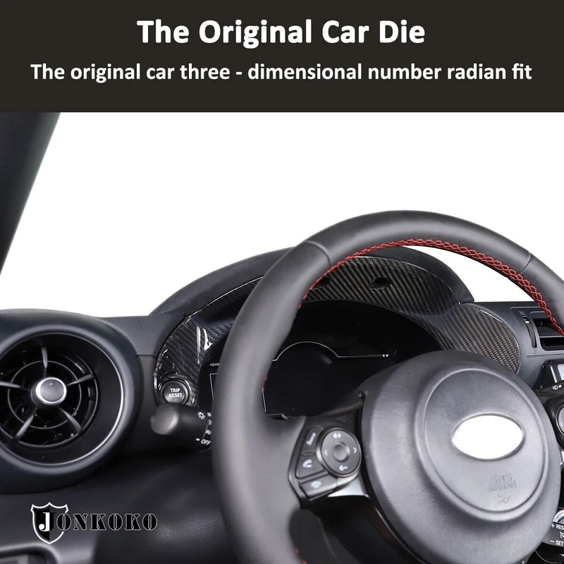 Real Carbon Fiber Tachometer Frame Cover Trim For GR86Subaru BRZ Upgrade Your Interior 8