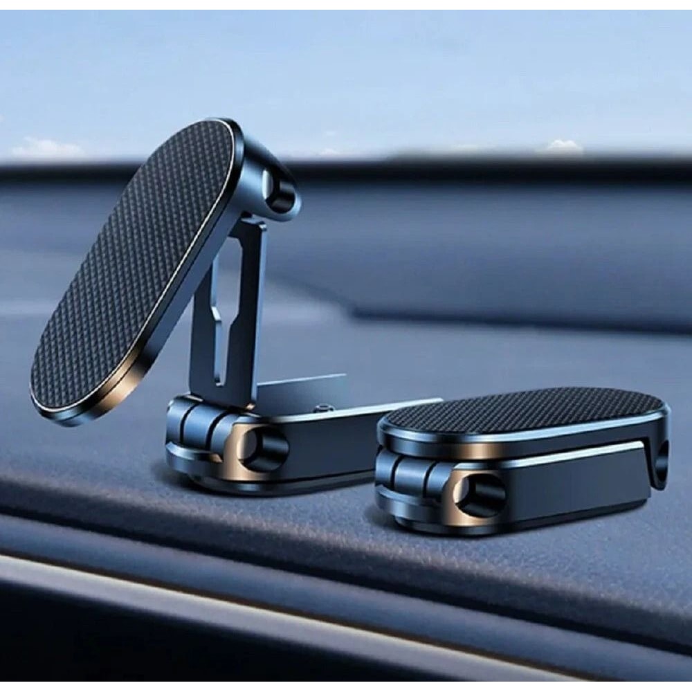 Universal Magnetic Car Mount 360 Rotating Foldable Dashboard Phone Holder 0