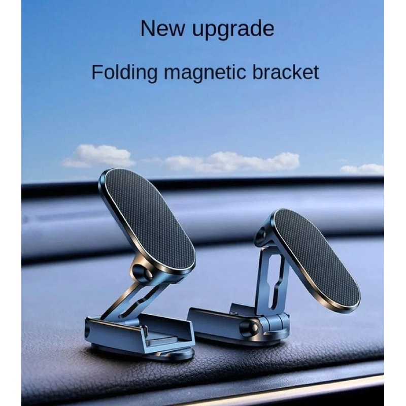 Universal Magnetic Car Mount 360 Rotating Foldable Dashboard Phone Holder 7