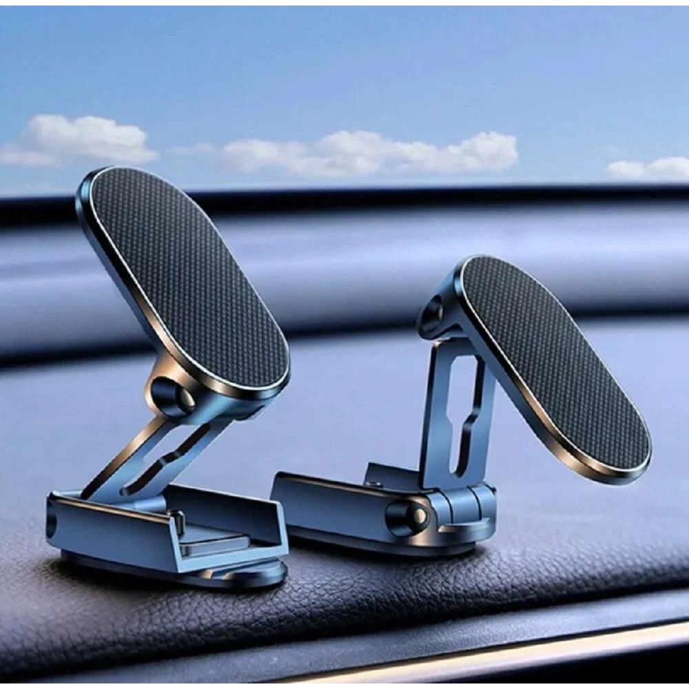 Universal Magnetic Car Mount 360 Rotating Foldable Dashboard Phone Holder 8
