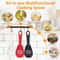 Cooking Spoon Set Heat Resistant Colander And Scoop Strainer For Kitchen 4