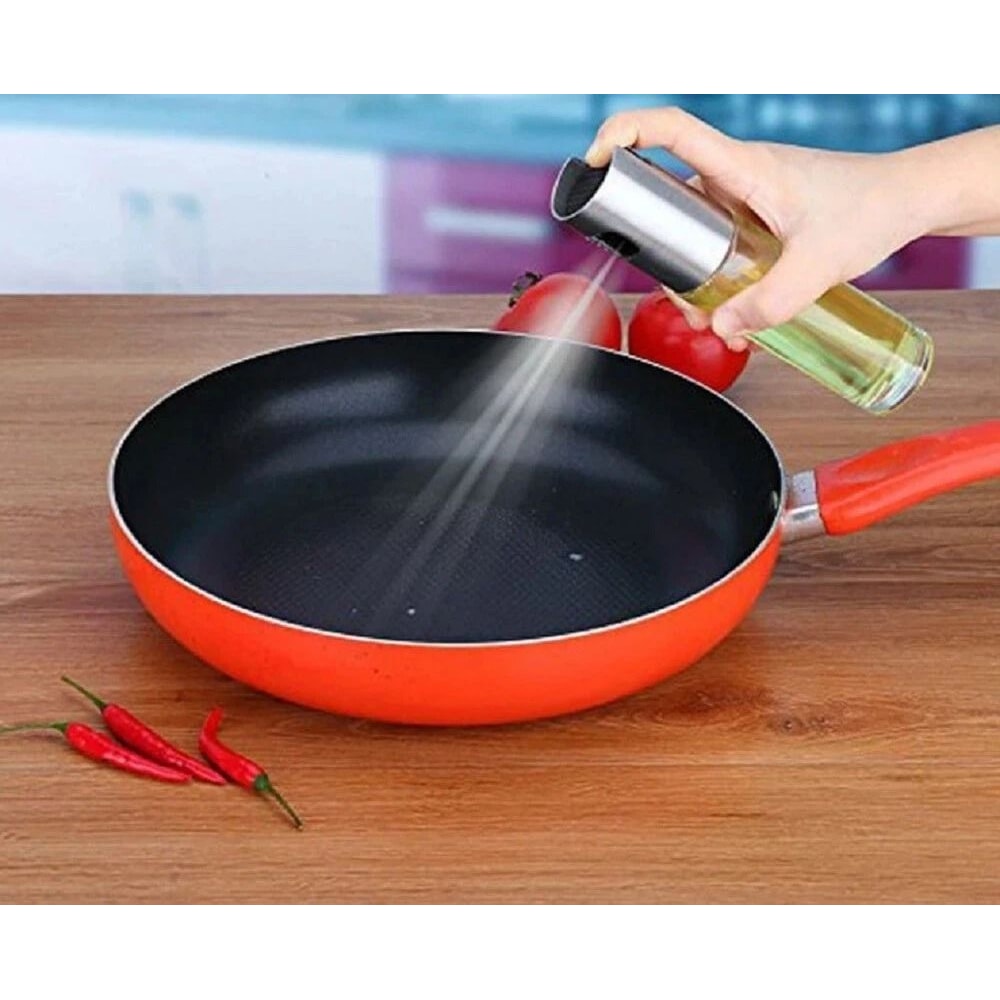 Stainless Steel Olive Oil Sprayer Mister Refillable Cooking Spray Bottle For BBQ Healthy Cooking 2