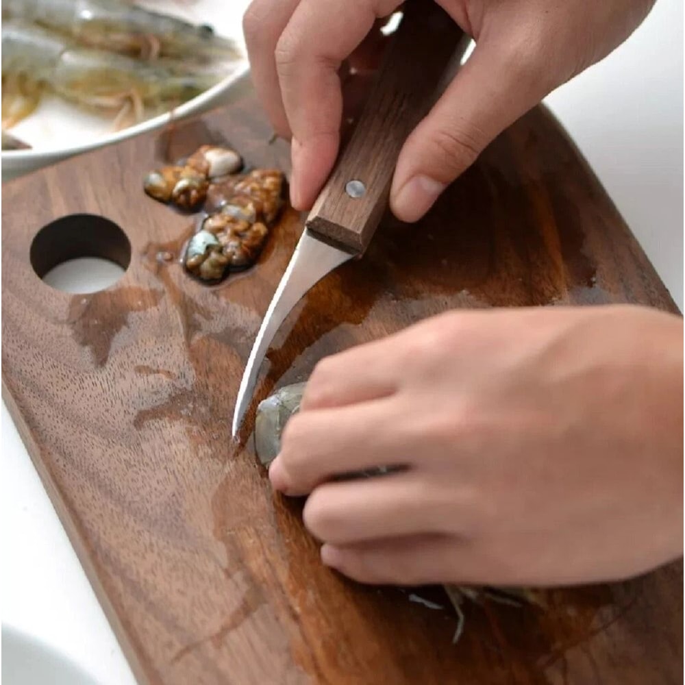 Stainless Steel Shrimp Peeler And Deveiner Tool Set Quick And Easy Shrimp Cleaning 3