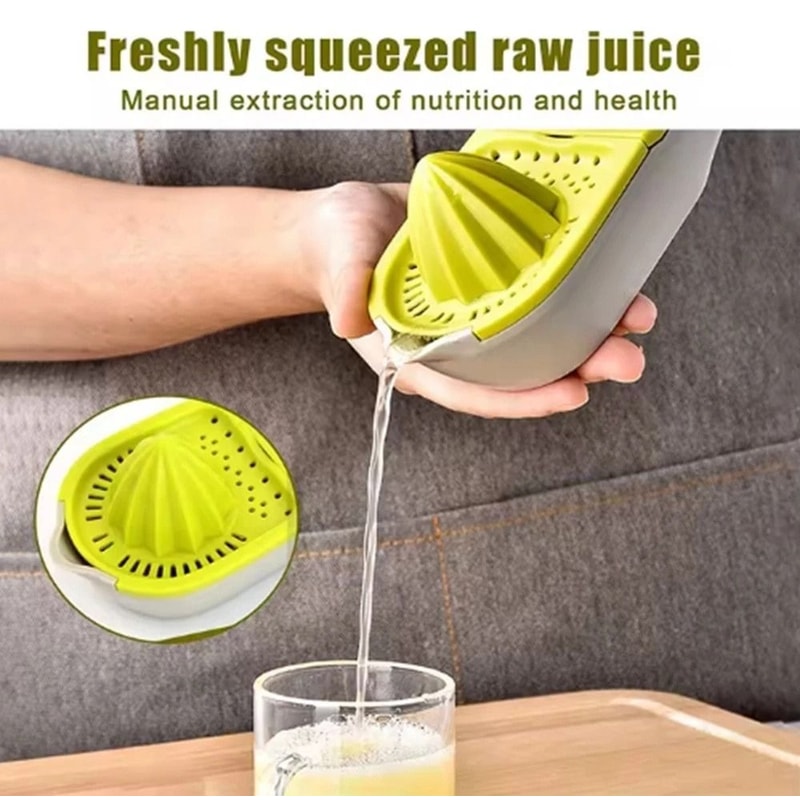 3 In 1 Citrus Juicer Manual Squeezer Hand Press Lemon Orange Press With Zester 3