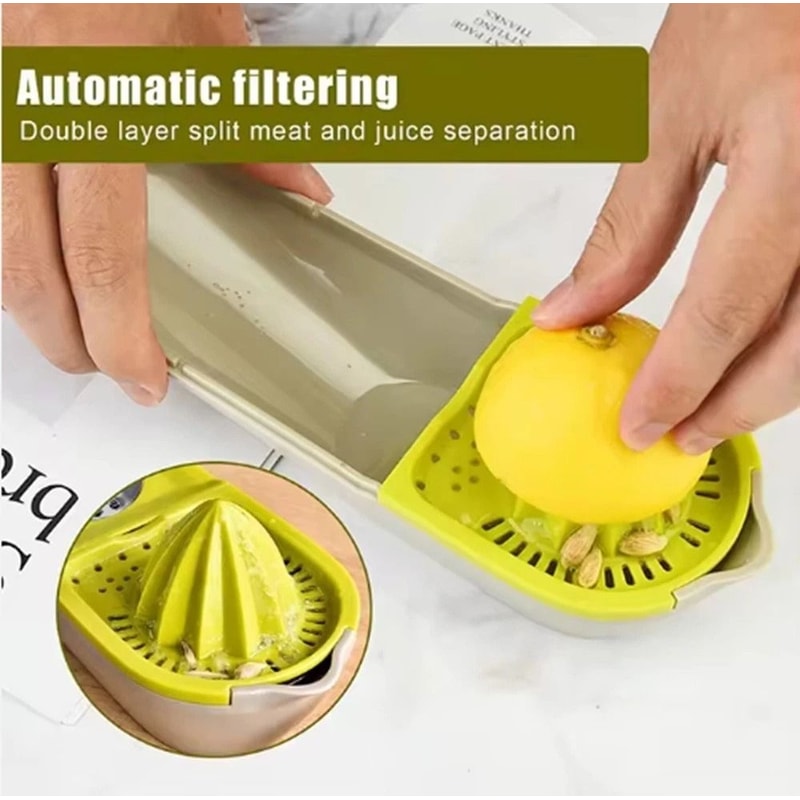 3 In 1 Citrus Juicer Manual Squeezer Hand Press Lemon Orange Press With Zester 5