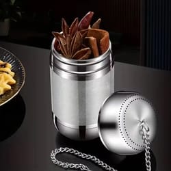 stainless steel tea infuser for loose leaf tea & spices reusable tea strainer filter ball
