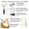 Stainless Steel Vegetable Fruit Peeler With NonSlip Handle Potato Carrot Peeler Set 7