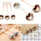 Heart Tea Infuser Set Stainless Steel Loose Leaf Tea Strainer Spoons 1