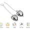 Heart Tea Infuser Set Stainless Steel Loose Leaf Tea Strainer Spoons 4