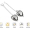 Heart Tea Infuser Set Stainless Steel Loose Leaf Tea Strainer Spoons 4