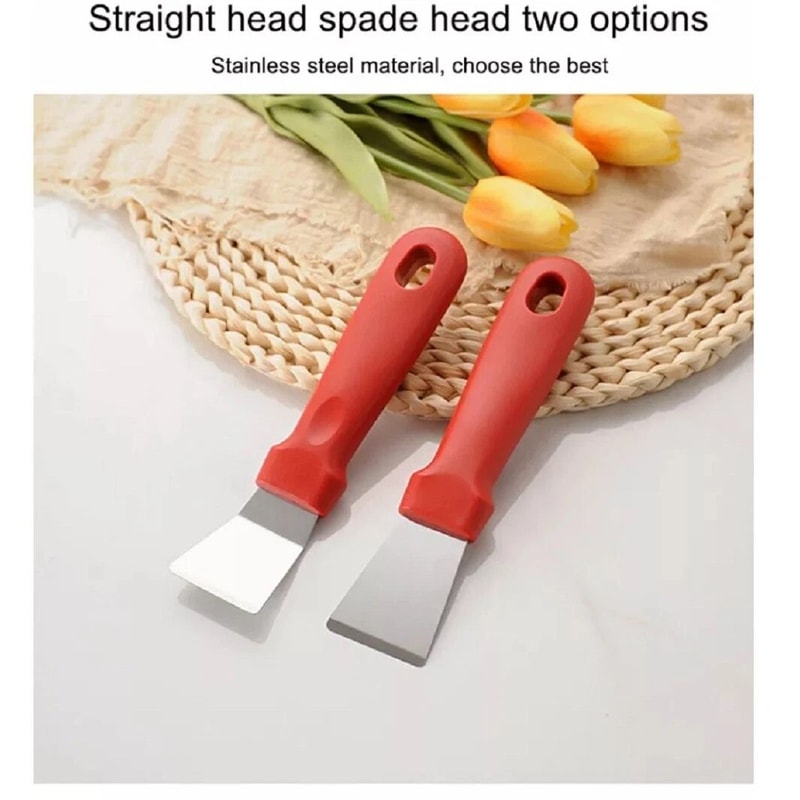 Stainless Steel Spatula Set Multipurpose Scraper Ice Scoop Shovel For Kitchen 5