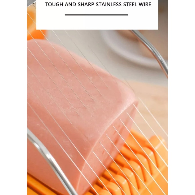 Sosanping Stainless Steel Luncheon Meat Egg Slicer Multipurpose Kitchen Cutter For Precise Even Sl 1