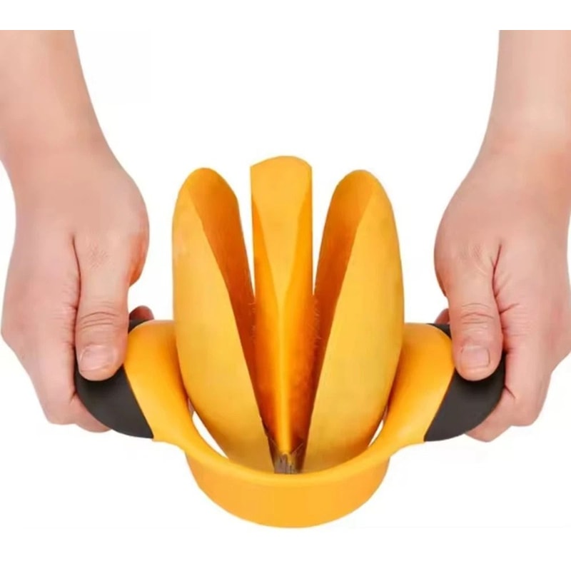 Ergonomic Mango Slicer Pitter Non Slip Grip Fruit Cutter Tool 3