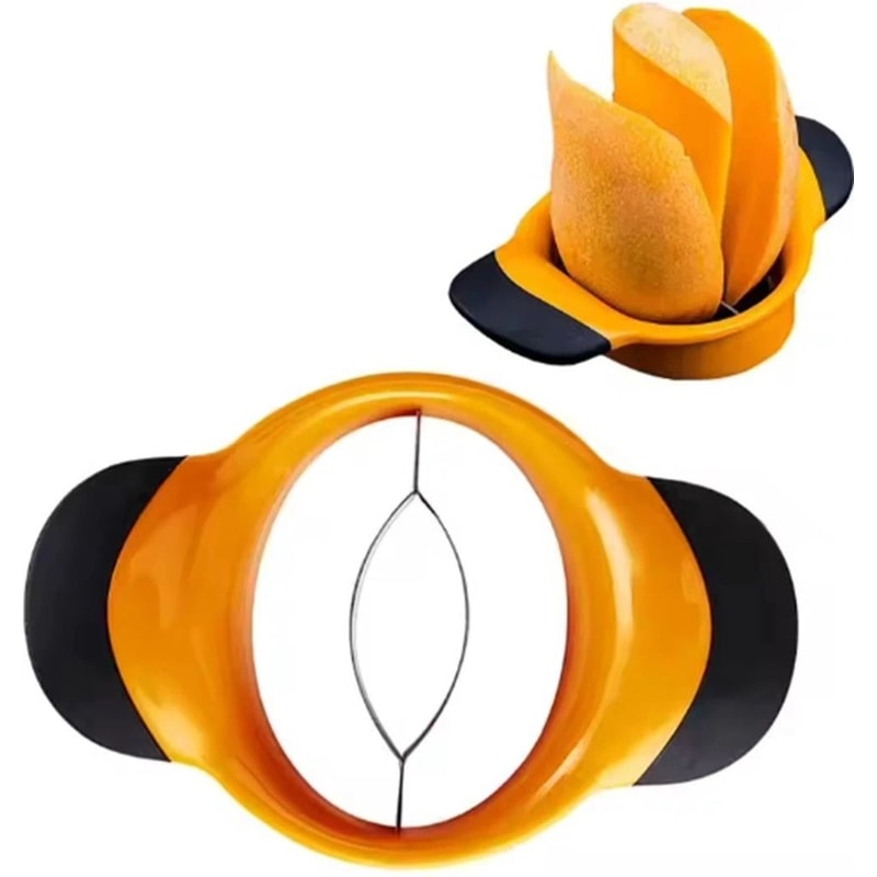 Ergonomic Mango Slicer Pitter Non Slip Grip Fruit Cutter Tool 0