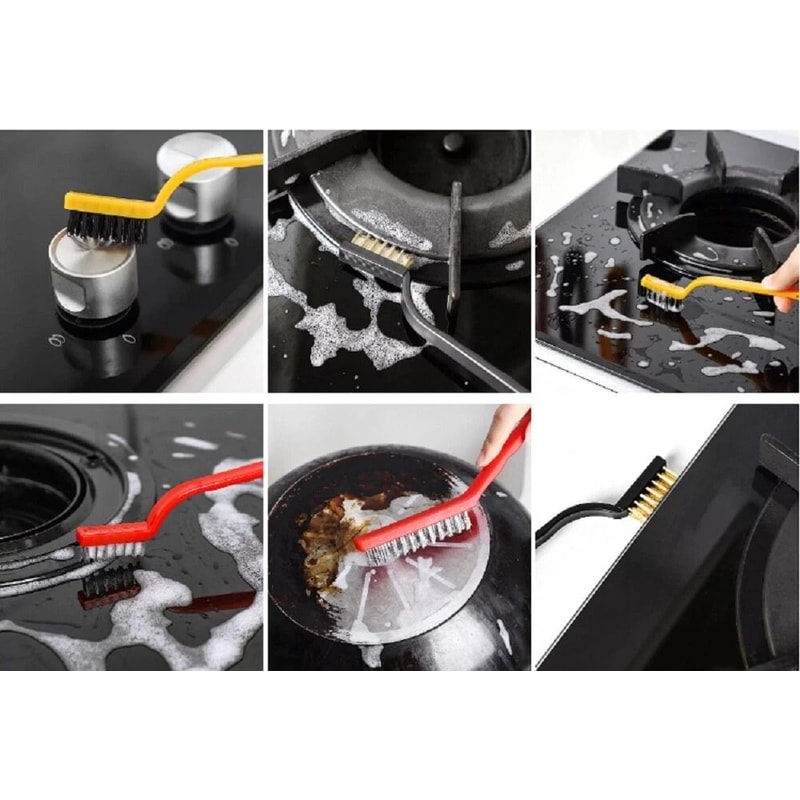 Gas Stove Cleaning Brushes Wire Scrubbers For Burnt Food Grease And Rust Removal 2
