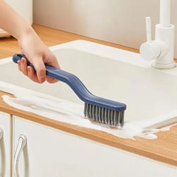 2 in 1 grout cleaner tool for floor seam cleaner & corner brush cleaner perfect for kitchen & bath