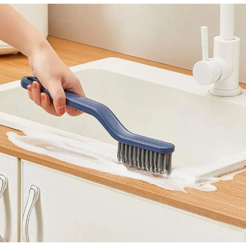 2 In 1 Grout Cleaner Tool For Floor Seam Cleaner Corner Brush Cleaner Perfect For Kitchen Bath 0