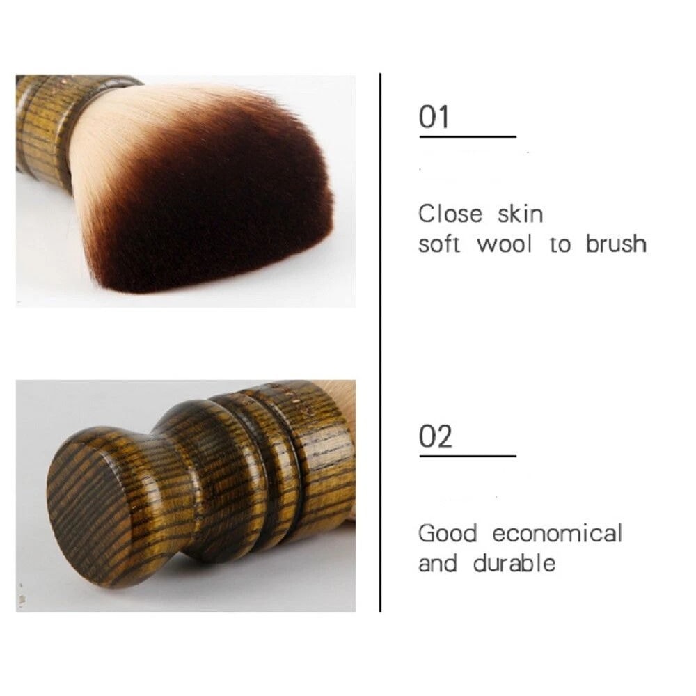 Neck Duster Brush For Barbers Salon Haircut Cleaning Makeup Powder Brush 4