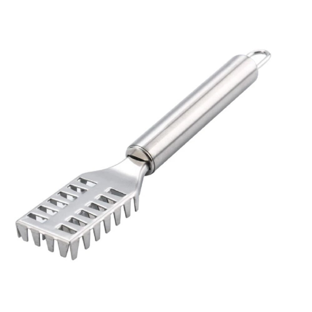 Stainless Steel Fish Scaler Brush Easy Fish Scale Remover And Seafood Cleaning Tool 7