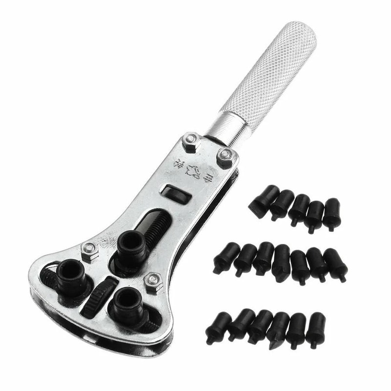 Adjustable Watch Case Opener Tool Precision Watch Repair Back Remover Wrench 5