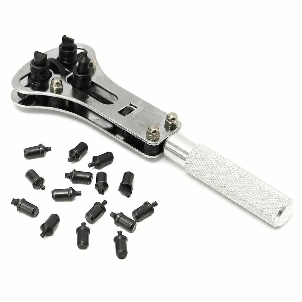 Adjustable Watch Case Opener Tool Precision Watch Repair Back Remover Wrench 6