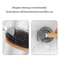 Hair Brush Cleaner Tool With Metal Rake Wooden Handle Lint Dust Remover For Hairbrushes 2