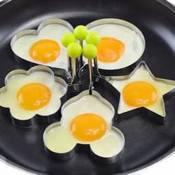stainless steel egg rings nonstick pancake mold set for frying breakfast