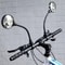 Bike Handlebar Mirrors Adjustable Rotatable Wide Angle For Enhanced Rear View Safety 0