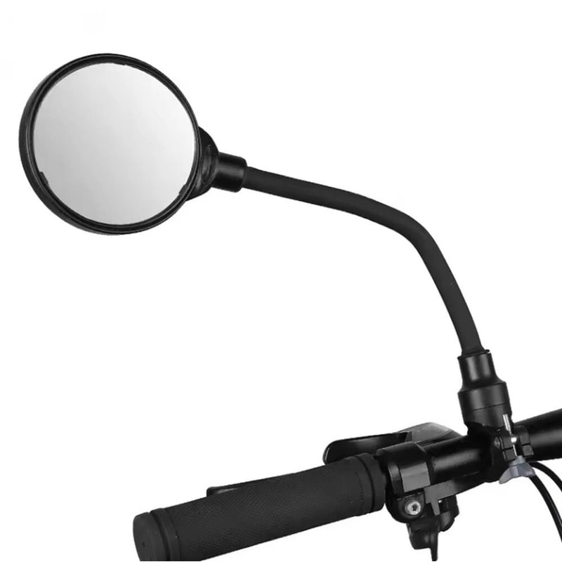 Bike Handlebar Mirrors Adjustable Rotatable Wide Angle For Enhanced Rear View Safety 1