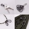 Mini Aluminum Carabiner Clips Durable Keychain Hooks For Camping Backpack Use 2