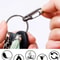 Mini Aluminum Carabiner Clips Durable Keychain Hooks For Camping Backpack Use 3