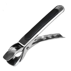 stainless steel anti-scald plate gripper kitchen tongs – safe dish lifter clamp for hot plates and bowls