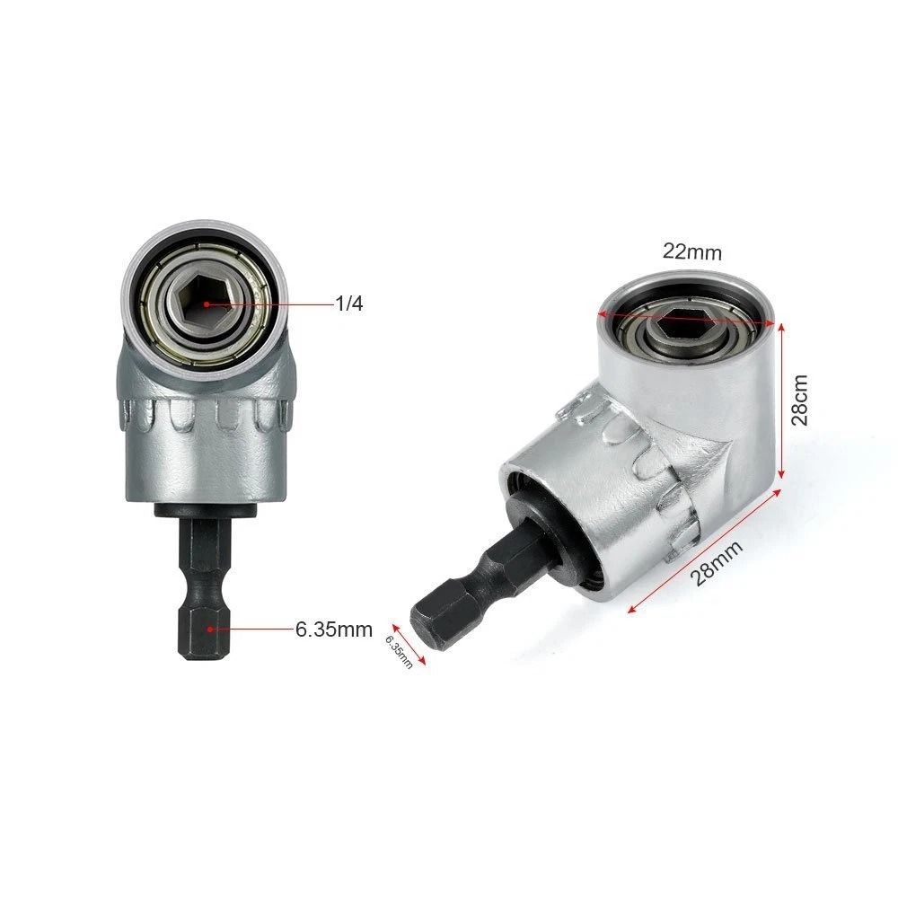 105 Angle Drill Bit Extension Right Angle Screwdriver Adapter For Tight Spaces 3