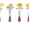 Cheese Knife Set Stainless Steel Cutters With Wooden Handles For Easy Serving 4