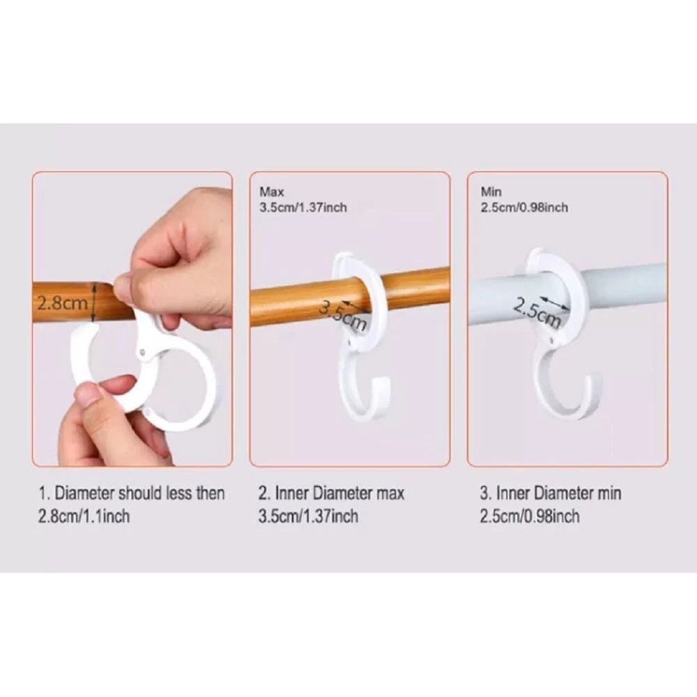 Table Edge Clips Windproof Hangers For Desk Shelf Crossbar Clamp 6