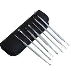 blackhead remover kit stainless steel pimple extractor tools for acne & comedone treatment
