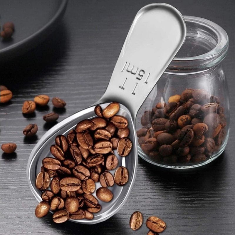 Stainless Steel Coffee Measuring Scoop Set Spoons For Accurate Brewing 6