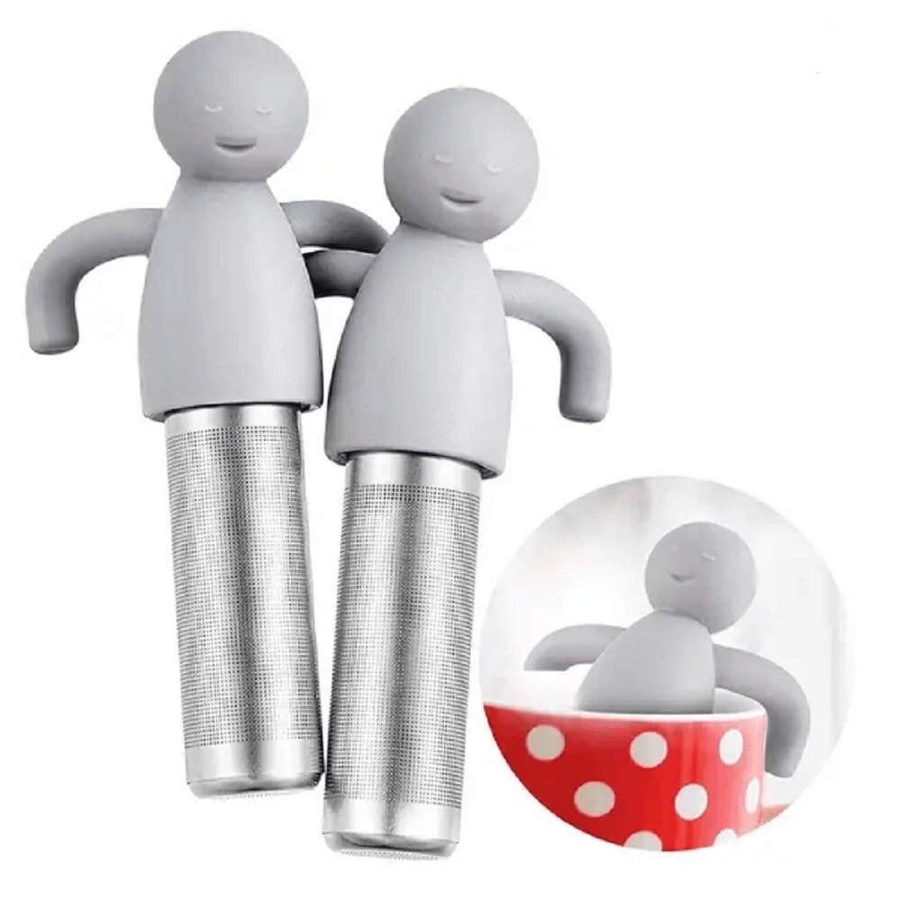 Stainless Steel Tea Infuser Set With Silicone Handle Perfect For Loose Leaf Tea Brewing 10