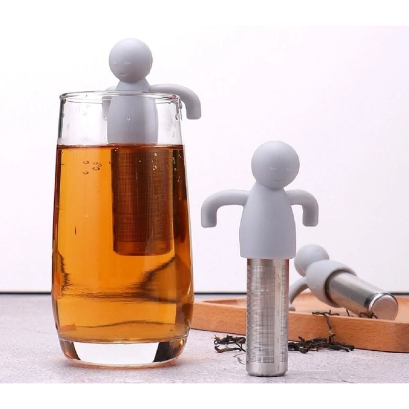 Stainless Steel Tea Infuser Set With Silicone Handle Perfect For Loose Leaf Tea Brewing 0