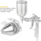 K 3 Mini Spray Gun Gravity Feed Touch Up Paint Sprayer 1