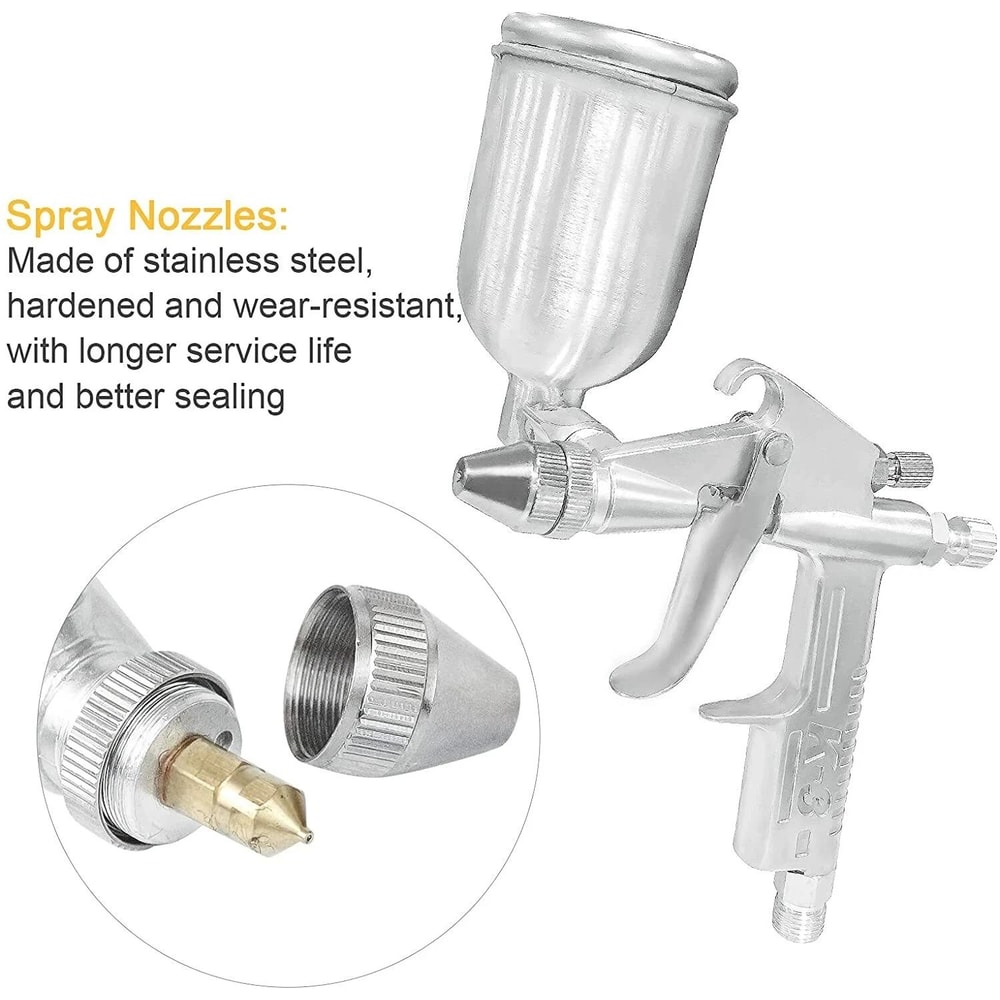 K 3 Mini Spray Gun Gravity Feed Touch Up Paint Sprayer 2